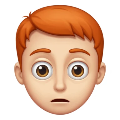 Big eyes guy with drool sticker