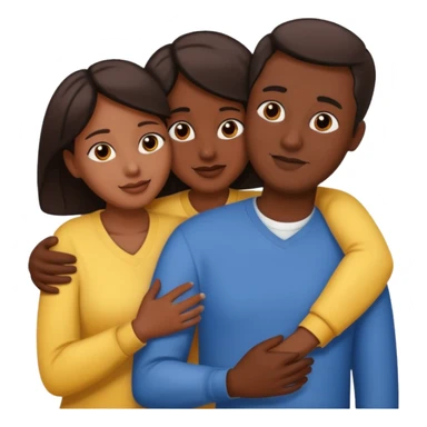 abrazar a mi papa mama sticker