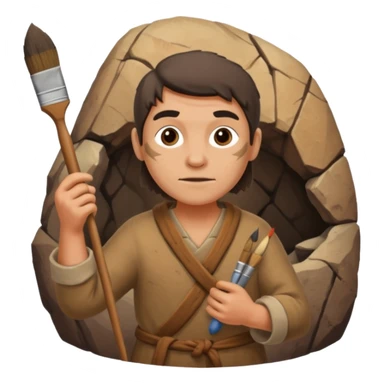 stone age artist sticker