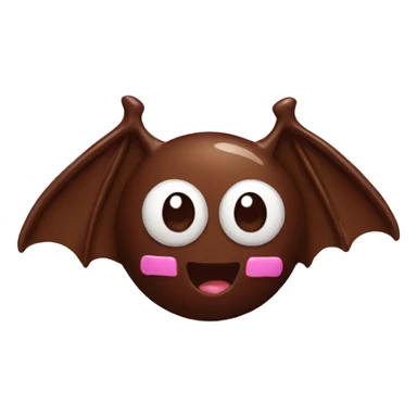 Chocolate bats sticker