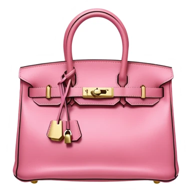 birkin bag pink ultra K sticker