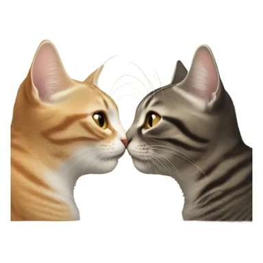 cat kiss sticker