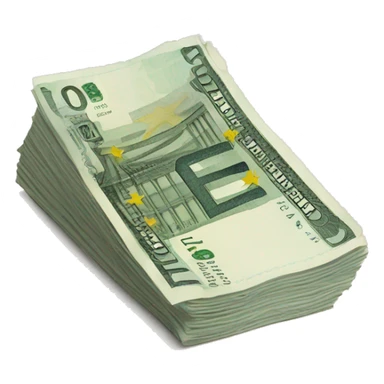 Billet d'euros sticker