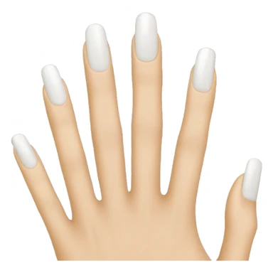 French manicure  sticker