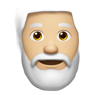 50 jähriger mann mit dreitagebart und schwarz-graue haaren sticker