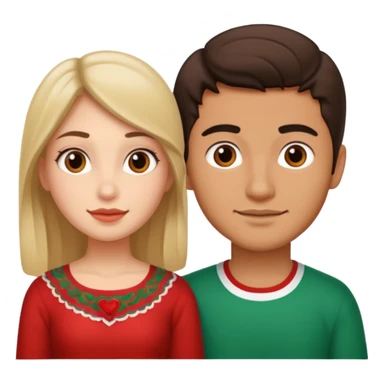 Italian girl and Mexican boy inlove sticker