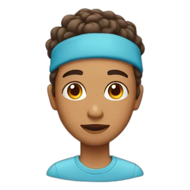 adolescente con granos y anteojos sticker