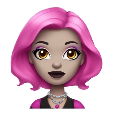Monster high pink vampire sticker