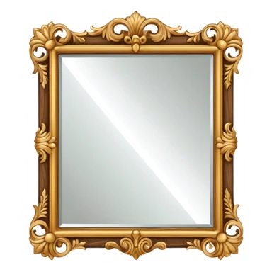 Good ventage mirror  sticker