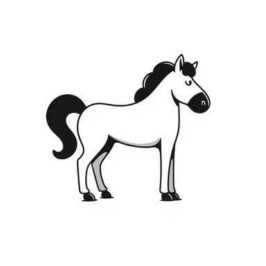 Horse sticker