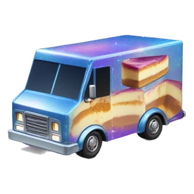 Blueberry Cheesecake holographic hot wheel food truck sticker