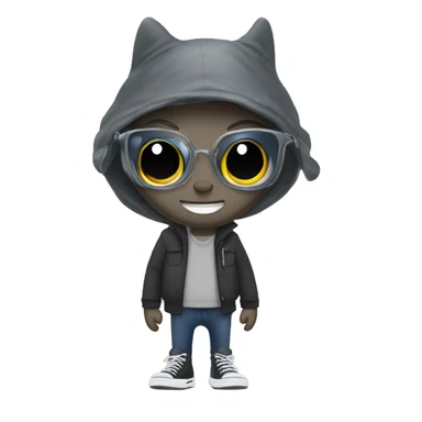 catfish wearing kickers sticker