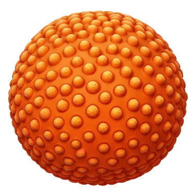 coral sphere. sticker