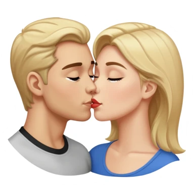 Alex k kissing ali flynn sticker