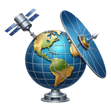 GPS-satellite system sticker