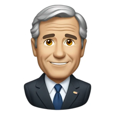 George W Bush sticker