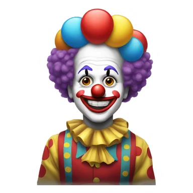 Clown cool sticker