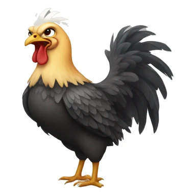 angry chickenwing sticker