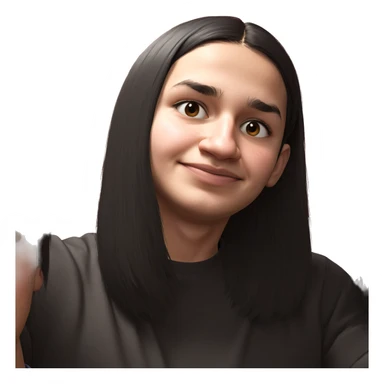 black haired boy solo sticker