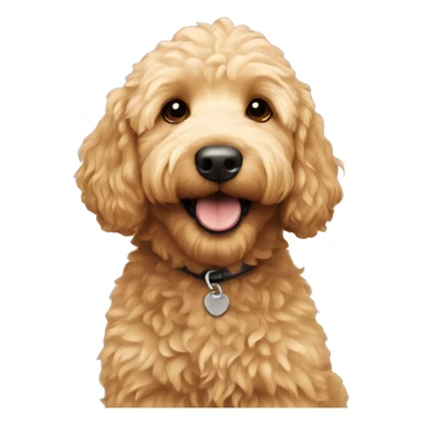 Mini golden doodle  sticker