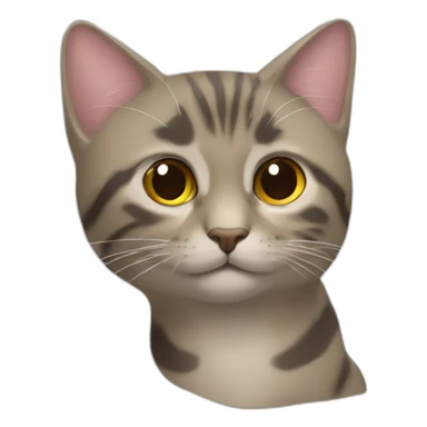 Caca sur un chat sticker