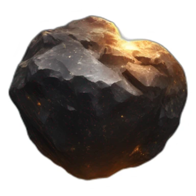 One meteorite collides with the earth sticker