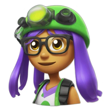 splatoon inkling sticker