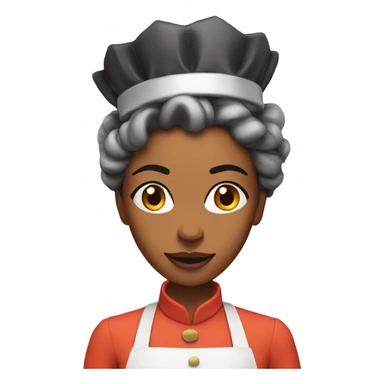 A queen that is cooking sticker