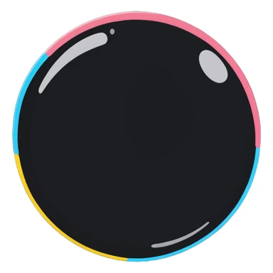 colorful soap bubbles sticker