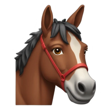 Abogado sobre un burro rojo sticker