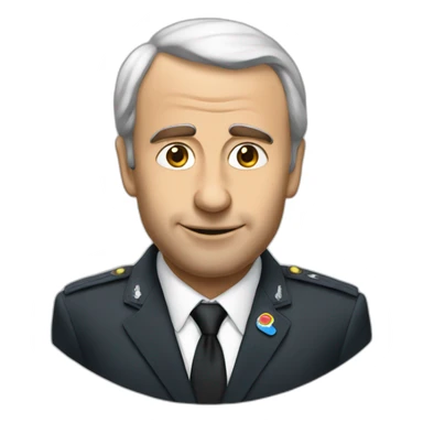 Un caca sur macron sticker