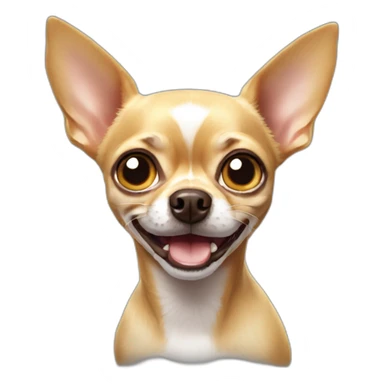 crazy-eyed chihuahua sticker