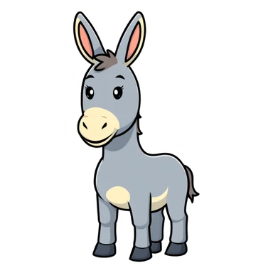 Donkey from Shrek movie sticker