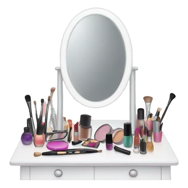 makeup dresser sticker
