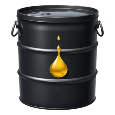 oil sludge in barrel  sticker