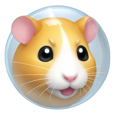 Clear plastic hamster tunnels sticker