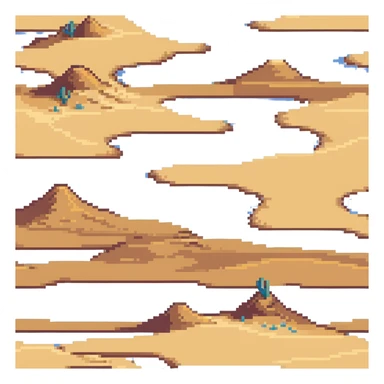 vibrant desert sand dunes in daylight sticker