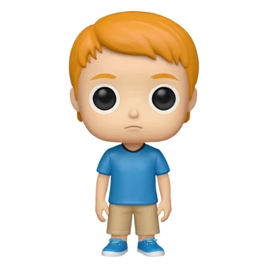 Fanko Pop Figure boy sticker