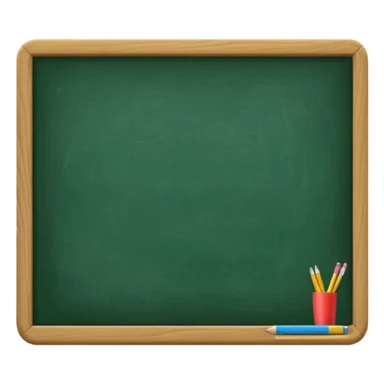 a green board of classroom sticker