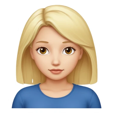 Blonde hair naked with big butt sticker