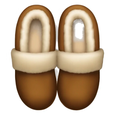 Brown ugg slippers sticker