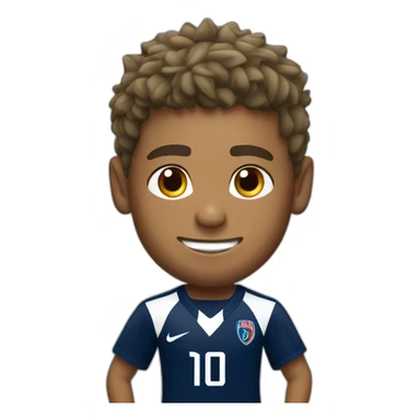 Neymar jr football player sticker