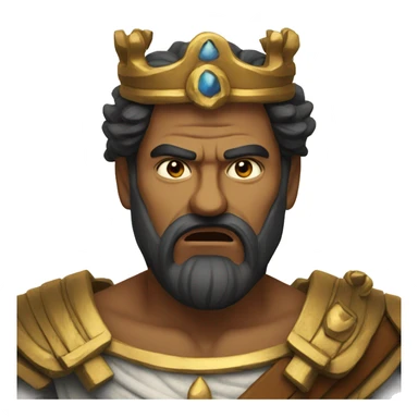 angry israelite king sticker