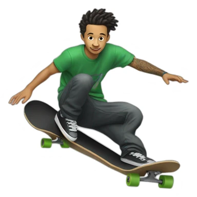 Nyjah Skateboarder sticker