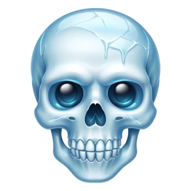 Tête de mort gelé 😳 sticker