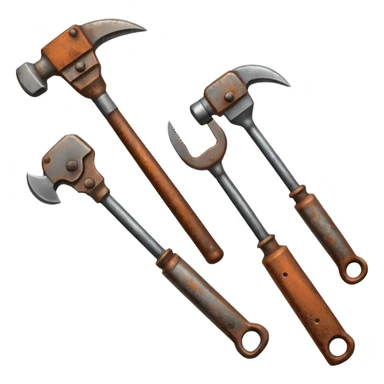 rusty tools sticker