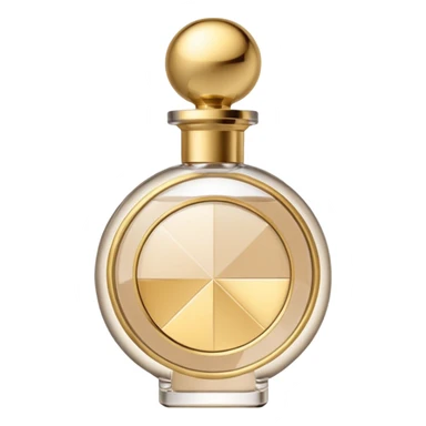 beige luxury perfume sticker