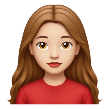 Wicked Witch of the East from the Wizard of Oz with long brown hair, light skin, red outfit sticker