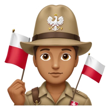 Man polish patriot patriot poland
 sticker