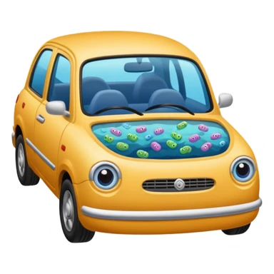 elek trik len miş arbanın içinde duran mikro bakterileri ver sticker